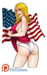 american_dad ass clothed dress francine_smith jago_dibuja looking_at_viewer milf panties standing tongue tongue_out