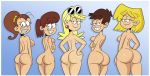 ass breasts females leni_loud lori_loud luan_loud luna_loud lynn_loud nude round_ass scobionicle99 the_loud_house