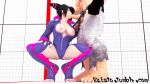 animated big_breasts black_hair breasts clothes clothing cosplay fellatio gif irrumatio juri_han kaisto large_breasts nipples oral ryu ryuu_(street_fighter) street_fighter street_fighter_v sucking