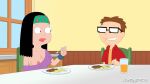 american_dad breasts erect_nipples glasses gp375 hayley_smith no_bra steve_smith