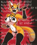 1girl 1girl anthro breasts furry llmixll mammal retsuko text