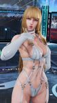 1girl alluring athletic_female big_breasts blonde_hair blue_eyes bra cleavage emilie_de_rochefort envy15re2lm female_abs fit_female lingerie mod namco panties tekken tekken_7 tekken_8 tekken_tag_tournament_2