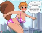 bra bra_and_panties embarrassed marvel marvel_comics mrbragas panties squirrel_girl_(marvel) underwear