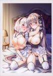 2_girls 2girls azur_lane breast_grab breasts female female_only formidable_(azur_lane) groping high_resolution large_filesize masturbation nipples open_clothes open_shirt panties rei sirius_(azur_lane) skirt skirt_lift string_panties underwear very_high_resolution yuri