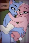 1boy 1boy1girl 1girl 1girls against_wall age_difference anais_watterson animal_genitalia anthro anthro_female anthro_male anthro_on_anthro anthro_only anthro_penetrated anthro_penetrating anthro_penetrating_anthro anus balls bed bedroom blue_body blue_fur bodily_fruits brother brother_and_sister carrying carrying_partner cartoon_network cat_boy color cub duo english_text eyebrows eyelashes f1nxx faceless_male felid feline feline_penis female_cub female_penetrated fur furry furry_female furry_male furry_only genital_fluids genitals gumball_watterson incest lagomorph male male/female male_penetrating male_penetrating_female mammal missionary missionary_position navel no_clothes older_male penetration penile penis pink_body pink_fur pussy rabbit rabbit_girl rabbit_humanoid raised_tail rape sex sibling sister straight the_amazing_world_of_gumball uncensored vaginal_penetration without_clothes without_panties young young_anthro young_female younger_female younger_female_older_male