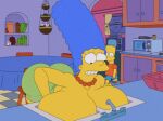 1boy 1girl 20th_century_fox 20th_century_studios ass bart_simpson big_ass big_breasts blue_hair breasts canonical_scene disney female fox_corporation gracie_films huge_ass huge_breasts hyper_breasts kitchen large_ass long_hair male marge_simpson mature mature_female milf sink the_simpsons turboranger voluptuous voluptuous_female wide_hips