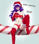  big_breasts breasts christmas cleavage female gift heartszora hex_maniac naked_gift naked_present naked_ribbon npc_trainer pokemon present ribbon santa_hat solo underboob 