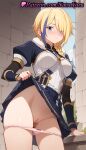 1girl 1girl 1girls 2025 ai ai_generated anime anime_style arm_support artist_name ass_visible_through_thighs big_breasts blonde_hair blue_eyes blue_hair blue_skirt blush bow bow_panties braid braided_ponytail breasts brick_wall bust caucasian claire_(konosuba) cleft_of_venus closed_mouth clothes_lift cowboy_shot day female_focus female_only fur_trim groin hair_over_one_eye hair_over_shoulder hentai high_quality high_res high_res high_resolution kono_subarashii_sekai_ni_shukufuku_wo! labia lifted_by_self long_hair long_sleeves looking_at_viewer medium_breasts miniskirt multicolored_hair natsuyoru non-asian nose_blush outside paipan panties panties panties_down panty_pull patreon pink_panties pleated_skirt puffy_sleeves pussy pussy short_sleeves single_braid skindentation skirt skirt_lift solo_female stable_diffusion standing streaked_hair thighs two-tone_hair uncensored underwear voluptuous voluptuous_female