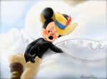 1boy 1girl anthro bed blush clothing color cum disney fur furry furry_only hat male male_only masturbation mickey_mouse mouse open_mouth pants penis rodent the_three_musketeers twistedterra