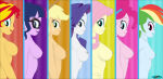 7girls applejack_(mlp) equestria_girls fab3716 fluttershy_(mlp) glasses my_little_pony nude older older_female pinkie_pie_(mlp) rainbow_dash_(mlp) rarity_(mlp) sci-twi small_breasts sunset_shimmer twilight_sparkle_(mlp) young_adult young_adult_female young_adult_woman