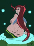  betilla_(rayman) booty female_only nymph_(rayman) posing_nude rayman_origins thesketchyartist 