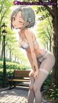 1girl 1girl 1girls 2025 ai ai_assisted ai_generated anime anime_style asian asuna_(sao) bangs bare_arms bare_shoulders bench bent_over big_breasts blush bow bow_bra bow_panties bra breasts brown_eyes bush bust cleavage collarbone crotch_seam day feet_out_of_frame female_focus female_only flower grey_hair grey_pantyhose hair_clips hair_flower hair_ornament hands_on_own_knees hands_on_own_thighs hentai high-waist_pantyhose high_quality high_res high_res high_resolution lamppost leaning_forward looking_at_viewer medium_breasts natsuyoru on_bench one_eye_closed outside panties panties panties_under_pantyhose pantyhose park park_bench parted_bangs patreon short_hair silver_hair smile snowflake_hair_ornament solo_female stable_diffusion standing sword_art_online sword_art_online_alicization thighband_pantyhose tongue tongue_out tree underwear underwear_only voluptuous voluptuous_female white_bra white_panties white_pantyhose yuuki_asuna