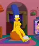 breasts erect_nipples gp375 marge_simpson nude shaved_pussy the_simpsons thighs