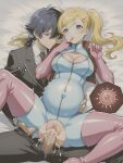 1boy 1girl ai_generated ann_takamaki blonde_hair blue_eyes cum cum_in_pussy impregnation minato_arisato penis penis_in_pussy persona_3 persona_5 pussy sex vaginal vaginal_penetration vaginal_sex yuuki_makoto