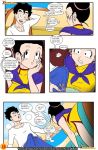 1boy 1girl breasts chichi comic dragon_ball dragon_ball_z drah_navlag nipples penis son_goten