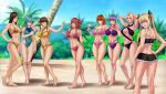 8girls alluring amenoosa ass_focus athletic_female ayane ayane_(doa) barefoot beach beach_background big_ass big_breasts bikini bikinis blonde_hair blue_hair brown_hair buns chinese_girl dead_or_alive dead_or_alive_2 dead_or_alive_3 dead_or_alive_4 dead_or_alive_5 dead_or_alive_6 dead_or_alive_xtreme dead_or_alive_xtreme_2 dead_or_alive_xtreme_3 dead_or_alive_xtreme_3_fortune dead_or_alive_xtreme_beach_volleyball dead_or_alive_xtreme_venus_vacation female_abs fit_female frilled_bikini glasses harem honoka honoka_(doa) hourglass_figure kasumi kasumi_(doa) kokoro kokoro_(doa) kunoichi lei_fang long_hair long_legs looking_at_viewer marie_rose nico_(doa) ninja_gaiden one-piece_swimsuit pink_bikini ponytail purple_bikini purple_hair rachel_(ninja_gaiden) red_hair short_hair silf silfs sisters tecmo thick_thighs twin_braids twin_tails