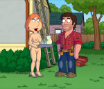 breasts erect_nipples family_guy lois_griffin nude shaved_pussy thighs