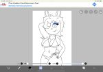 1girl big_breasts bunny female furry neonpowerstar