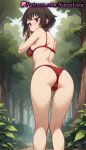 1girl 1girl 1girls 2025 ai ai_generated anime anime_style artist_name ass ass back bangs bare_shoulders big_breasts black_choker black_hair blush bra breasts brown_hair bush bust cameltoe choker closed_mouth day feet_out_of_frame female_focus female_only forest from_behind hentai high_quality high_res high_res high_resolution juicy_butt kneepits kono_subarashii_sekai_ni_shukufuku_wo! legs lingerie looking_at_viewer looking_back medium_breasts megumin natsuyoru nature outside panties panties patreon red_bra red_eyes red_panties short_hair short_hair_with_long_locks sidelocks small_breasts smile solo_female stable_diffusion standing thighs tree underwear underwear_only voluptuous voluptuous_female