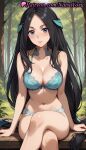 1girl 1girl 1girls 2025 ai ai_generated anime anime_style aqua_bra aqua_panties arm_support artist_name asian bangs bare_arms bare_shoulders bench big_breasts big_breasts bikini black_hair blue_bra blue_eyes blue_panties blush bra breasts bust cleavage closed_mouth clothing collarbone crossed_legs day feet_out_of_frame female_focus female_only female_solo forehead forest green_panties hair_ribbon hentai high_quality high_res high_res high_resolution lace-trimmed_bra lingerie lips long_hair looking_at_viewer natsuyoru nature navel outside panties panties parted_bangs parted_hair patreon ribbon sadeena shiny sitting smile solo_female stable_diffusion stomach tate_no_yuusha_no_nariagari the_rising_of_the_shield_hero thighs tree underwear underwear_only very_long_hair voluptuous voluptuous_female