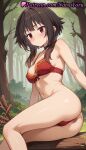 1girl 1girl 1girls 2025 ai ai_generated alternate_breast_size anime anime_style anus anus anus_peek artist_name asian ass ass bangs bare_shoulders big_breasts bikini black_choker black_hair blush bra breasts brown_hair bust cameltoe choker closed_mouth covered_nipples feet_out_of_frame female_focus female_only female_solo forest hentai high_quality high_res high_res high_resolution juicy_butt kono_subarashii_sekai_ni_shukufuku_wo! legs looking_at_viewer medium_breasts megumin natsuyoru nature navel outside panties partially_visible_vulva patreon pussy pussy red_bikini red_bra red_eyes red_panties short_hair short_hair_with_long_locks sidelocks sitting smile solo_female stable_diffusion swimsuit thighs tree underwear underwear_only voluptuous voluptuous_female