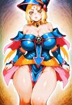 1girl ai_generated blush breasts cosplay dark_magician_girl dark_magician_girl_(cosplay) hips hpeq huge_breasts looking_at_viewer mature_female naruto naruto_(series) thick_thighs thighs tsunade wide_hips yu-gi-oh! yu-gi-oh!_duel_monsters