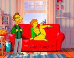 breasts edit edna_krabappel erect_nipples panties_around_leg shaved_pussy spread_legs the_simpsons thighs