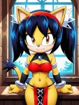 1girl ai ai_art ai_generated archie_comics bra feline female female/solo foxknightyouko honey_the_cat loincloth mobian navel posing sega solo sonic_the_fighters sonic_the_hedgehog_(archie) sonic_the_hedgehog_(comics) sonic_the_hedgehog_(series)