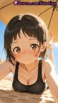 1girl 1girl 1girls 2025 ai ai_assisted ai_generated anime anime_style asian bangs bare_arms bare_shoulders barefoot beach beach_umbrella big_breasts big_breasts black_hair black_one-piece_swimsuit black_sports_bra blue_sky blush breasts brown_eyes brown_hair bust cleavage closed_mouth collarbone covered_nipples day fake_phone_screenshot feet feet_up female_focus female_only foot_fetish gun_gale_online hentai high_quality high_res high_res high_resolution kirigaya_kazuto kirito kirito_(sao-ggo) lipstick_mark looking_at_viewer lying medium_breasts natsuyoru on_stomach one-piece_swimsuit outside patreon sand selfpic short_hair sky smile soles solo_female sports_bra stable_diffusion sun sunlight sweat swimsuit sword_art_online the_pose thighs toes umbrella viewfinder voluptuous voluptuous_female water wet