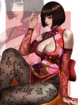 1girl 1girls ailf anna_williams ass bandai_namco big_ass big_breasts bob_cut boob_window brown_hair cleavage female_only fishnets high_heels kittymiya namco namco_bandai silf stockings tekken tekken_1 tekken_2 tekken_3 tekken_5_dark_resurrection tekken_7 tekken_8 tekken_blood_vengeance tekken_tag_tournament tekken_tag_tournament_2 thick_thighs twitter