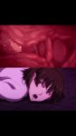 1boy 1girl atlus brown_hair censored cervix deep_penetration edit gif makoto_niijima niijima_makoto older_male penis persona persona_5 rape red_eyes sex sex_from_behind short_hair third-party_edit x-ray younger_female