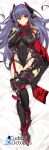 1girl alluring amber_eyes big_breasts boots cuddly_octopus dakimakura dakimakura_(medium) dakimakura_design elbow_gloves leotard nintendo pin_up poppi_qtpi_(xenoblade) purple_hair thighhigh_boots xenoblade_(series) xenoblade_chronicles_2