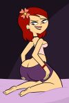 1girl 1girl ass ass_cleavage butt_crack cartoon_network female_only pijama scobionicle99 tagme total_drama_(series) total_drama_island zoey_(tdi)