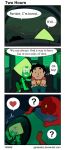 comic_strip doggy_position flirt garabatoz horny humor peridot ship shy steven_quartz_universe steven_universe sweatdrop