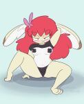 1girl bunny female furry mautisskunk