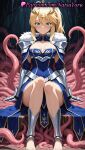 1girl 1girls 2025 ahoge ai ai_assisted ai_generated anime anime_style armor armored_dress artoria_pendragon artoria_pendragon_(fate) artoria_pendragon_(lancer) artoria_pendragon_(lancer)_(fate) bangs barefoot big_breasts big_breasts blonde_hair blue_dress blue_eyes blush braid breasts bust cape cleavage cleavage_cutout closed_mouth clothing_cutout cosplay cover crown dress fate/grand_order fate_(series) feet female_focus female_only foot_fetish french_braid full_body fur_trim gauntlets green_eyes hair_between_eyes hentai high_quality high_res high_res high_resolution legs long_hair looking_at_viewer looking_down natsuyoru patreon ponytail side_ponytail sidelocks sitting sleeveless sleeveless_turtleneck smile solo_female stable_diffusion tentacle tentacle_pit thighs toenail_polish toenails toes turtleneck voluptuous voluptuous_female