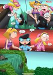  comic helga_pataki hey_arnold! jungle_hell olga_pataki palcomix phoebe_heyerdahl waterfall 