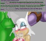  &lt;3 &lt;3_eyes 1girl anthro bat bat_ears bat_wings big_breasts blush bodily_fluids chimeratechspyro chiropteran cross-eyed cum cum_in_mouth cum_in_nose cum_inside dialogue ear_penetration eyeshadow fang_the_sniper furry genital_fluids group jet_the_hawk male male/female mammal membrane_(anatomy) membranous_wings penetration rouge_the_bat sega sonic_riders sonic_the_fighters sonic_the_hedgehog_(series) tan_skin teal_eyes white_hair wings 