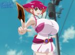  big_breasts breasts card female greengiant2012 kouzuki_anna solo yu-gi-oh! yu-gi-oh!_zexal yuu-gi-ou yuu_gi_ou!_zexal 