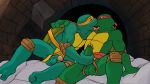  arm_around_shoulder brothers cum ejaculation french_kiss gif hammytoy hand_on_shoulder handjob incest kissing making_out michelangelo penis raphael sewer teenage_mutant_ninja_turtles testicles yaoi 