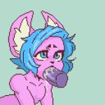 anthro cum cum_in_mouth cum_inside digital_media_(artwork) feline fellatio furry gif girly male male/male male_only mammal oral penis pixel_(artwork) pixel_art pixelated saliva sex yaoi