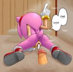 after_sex amy_rose ass cum cum_in_pussy cum_leaking disembodied_penis from_behind furry ninoeros nude pussy sega sonic_(series) soubriquetrouge