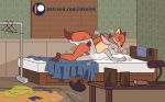 1girl 2018 anthro bed bedroom breasts canine cum disney featureless_breasts fox furry gif inkeink inside interspecies judy_hopps lagomorph loop lying male male/female mammal nick_wilde nude on_bed orgasm patreon penetration predator/prey pussy_juice rabbit sex spoon_position spooning vaginal vaginal_penetration zootopia