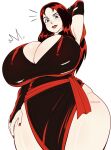 big_ass big_breasts black_hair blue_eyes goth goth_girl hex_girls hourglass_figure pinkkoffin red_hair scooby-doo surprised thorn_(hex_girls)