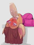 1girl 2018 ahegao anthro bedroom_eyes blush breasts brown_hair cat clothed clothed_sex clothing dbaru disembodied_penis duo erection fangs feline fellatio forced forced_oral fur furry hair half-closed_eyes high_res looking_pleasured lying male male/female mammal on_back oral penis saliva seductive sex simple_background swat_kats tan_fur tears turmoil white_background