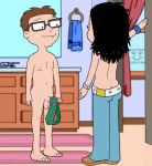 american_dad bathroom brother_and_sister dancing funny gif guido_l hayley_smith steve_smith