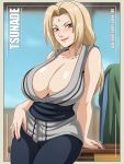 1girl big_breasts hokage huge_breasts looking_at_viewer naruto naruto_(series) naruto_shippuden sano-br tsunade