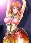 beige_skin big_breasts breasts female final_fantasy final_fantasy_xiii green_eyes hairaito oerba_dia_vanille orange_hair solo