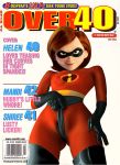 barcode boots cameltoe elastigirl gloves helen_parr magazine_cover mask nipples the_incredibles