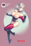  1girl 1girl areola breasts domshroom female_only genderswap high_resolution looking_at_viewer mercury_black nipples rwby stockings supersatanson 